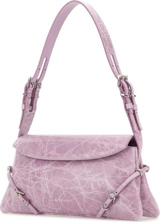 Givenchy Womens Voyou Shoulder Bag Purple Calf