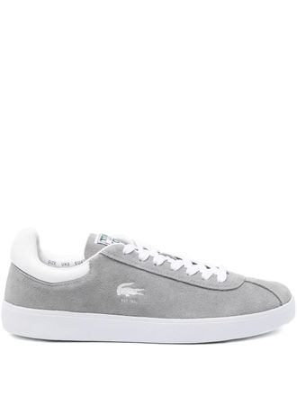 Lacoste Baseshot 124 sneakers - men - Rubber/Fabric/Rubber/Rubber/Leather - 10.5 - Grey