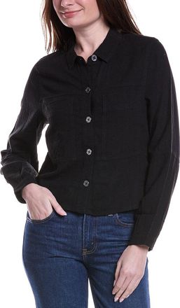 Nic+Zoe NIC+ZOE Rumba Linen-Blend Pocket Jacket