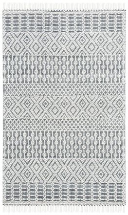 Safavieh Alfombra lana marfil/negro 122 x 183 cm