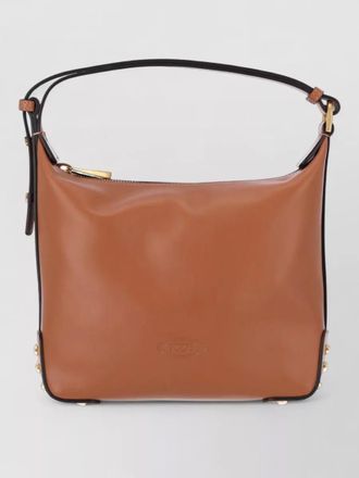 Tod's shoulder bag studded top handle structured shape