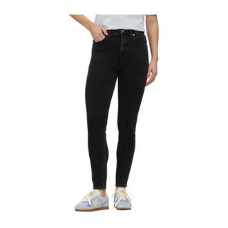 Calvin Klein Jeans, Dames, Zwart, W29 L32, Katoen, High Rise Skinny Jeans