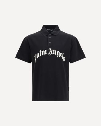 Palm Angels Curved logo Polo Male S