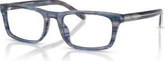 Diesel 52mm Rectangle optical glasses in Blue at Nordstrom
