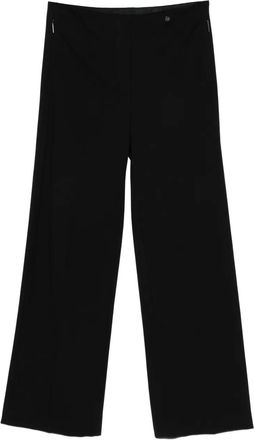 Marc Cain straight-leg trousers - Black