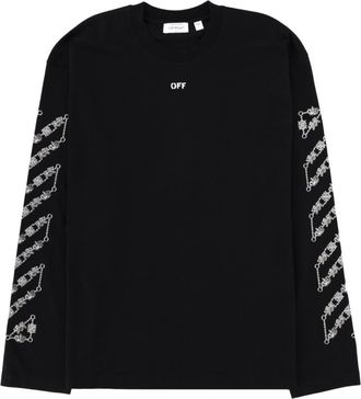 Off-white Black Logo Crew Neck T-Shirt