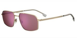 BOSS Boss 1603/S J5G/4S Mens Sunglasses Gold Size 58