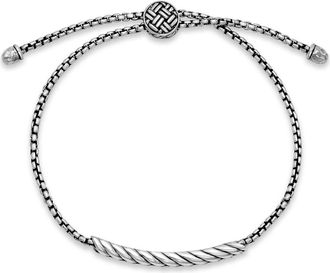 Samuel B. Padian Motif Slider Bracelet in Silver at Nordstrom Rack