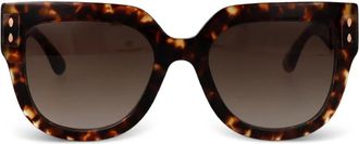 Isabel Marant Occhiali da sole squadrati - Marrone