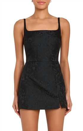 Amanda Uprichard Rhonda Romper In Black