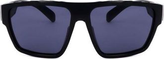 adidas Mens Black Rectangular Sunglasses SP0008-91Q-1