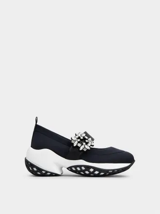 Roger Vivier Viv Run Babies Sneakers in fabric