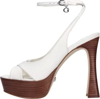 Guess Schoenen, Dames, Wit, 39 EU, High Heel Sandalen