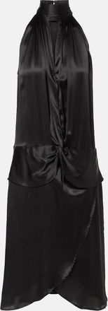 Nina Ricci Abito corto in raso arricciato