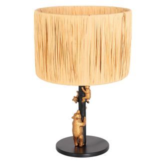 Steinhauer Anne Lighting - L&aacute;mpara De Mesa - Animaux - Negro - Hierba Metal
