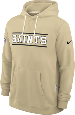 Nike New Orleans Saints Alt Standard Issue Nike Mens Dri-FIT NFL Pullover Hoodie in Brown | 03AZ79W7W-PT1