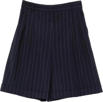 Max Mara Short - Dames - Korte Broeken - Blauw - XS - Korte Broeken