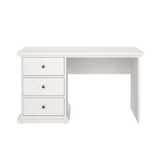 Calicosy Escritorio de 3 cajones blanca l130 cm