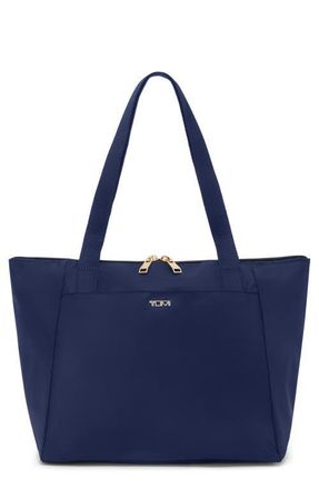 Tumi Small Voyageur Just In Case Nylon Tote in Indigo/Light Gold at Nordstrom