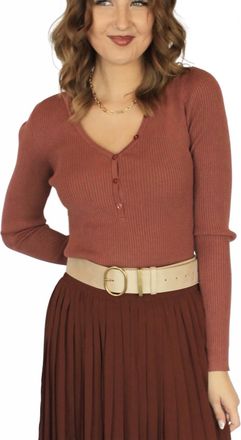 Grace & Mila Saturnin Ribbed Sweater In Rose