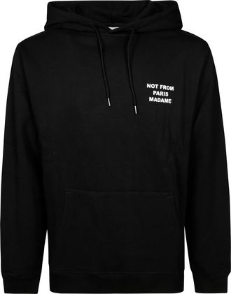 Dr&ocirc;le de Monsieur Crew Neck Black Slogan Sweatshirt
