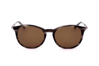 Ferragamo Brown Round Ladies Sunglasses Sf911S 003 53