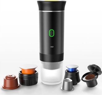 OEM Cafetera, Cafetera Port&aacute;til Para Viajes, M&aacute;quina De Espresso El&eacute;ctrica Port&aacute;til Inal&aacute;mbrica Para Coche Y Hogar