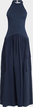 Ramy Brook Simonne Drop-Waist Maxi Dress