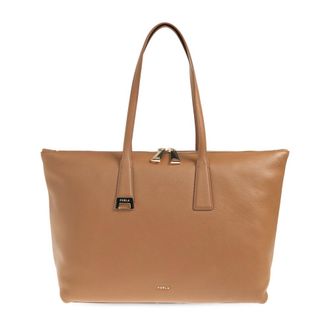 Furla Tassen, Dames, Bruin, ONE Size, Leer, Olivia Large Shopper Bag
