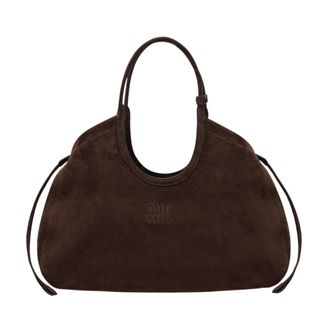 Miu Miu Bolso de Hombro Grande Ivy - Bags - Mujer - Marr&oacute;n - ONE SIZE