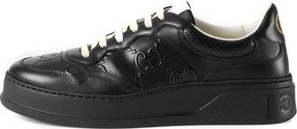 Gucci GG Embossed Sneaker Black Leather 669582-1XL10-1000