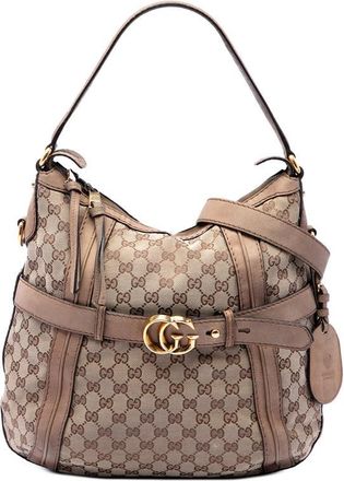 Gucci Pre-owned Gucci Medium GG Canvas Running Satchel Ladies XR1LHH1APSWFQ2WH