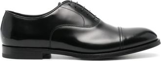 Doucal's Leren Derby Schoenen - Heren - Nette schoenen - Zwart - 41 EU - Leer - Schoenen