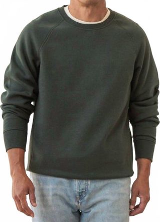 Bridge & Burn Lincoln Crew Sweatshirt In Forest Night