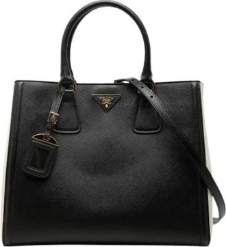 Prada Pre-owned Satchel - Dames - Vintage Shopper - Zwart - ONE Size - Leer - Vintage