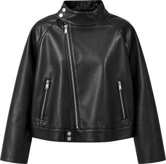 Meimeij M6Fcc 0 Jacket - Dames - Leren en Su&egrave;de Jassen - Zwart - S - Jassen