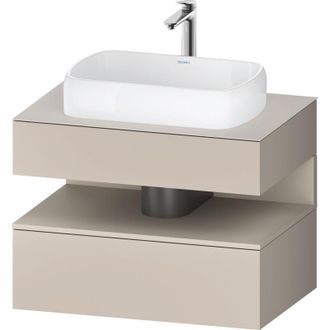 Duravit Duravit - Qatego Consola Mueble Bajo Lavabo, 1 Extra&iacute;ble, 1 Caj&oacute;n