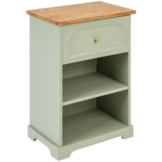 Atmosphera Comodino mohéa verde celadon h67cm - Atmosphera créateur dintérieur