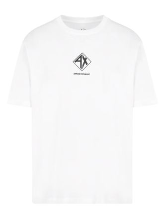 A|X Armani Exchange Mens T-Shirt, Off White, XL