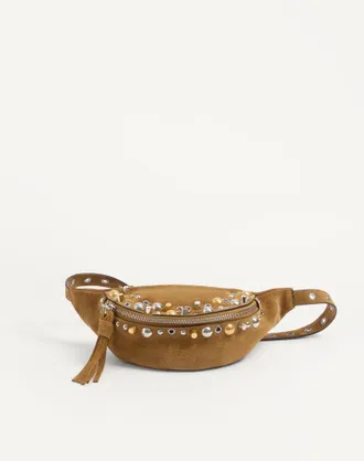 Valentino Garavani Marsupio Valentino Garavani Nellc&ocirc;te In Suede Donna HAVANA BEIGE UNI