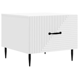 vidaXL Mesa De Caf&eacute; Con Caj&oacute;n 49 X 50 X 40 Cm Madera De Ingenier&iacute;a Vidaxl