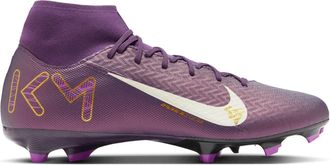 Nike Nike Mens ZM Superfly 10 ACAD KM FG/MG Football Shoe, Grand Purple/Pale Ivory, 7.5 UK
