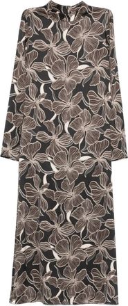 Marc O'Polo floral-print dress - Grijs