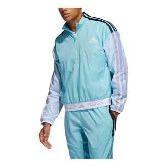 adidas Rose Lw Anorak Basketball Sports Jacket Sky Blue GV4651