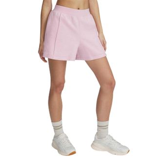 Under Armour Dames/Dames Fleece Shorts (Roze)