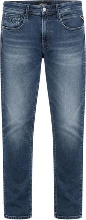 Replay Anbass Jeans - Heren - Regular Fit Jeans - Blauw - W36 - Katoen - Jeans