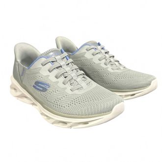 Skechers Womens Mesh Hands Free Swiftfit Slide In Shoes In Gray