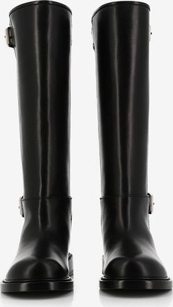 Givenchy Flache Glattlederstiefel Voyou 50