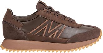 Moncler Moncler Pacey2 Suede & Nubuck Sneakers, Men, Brown, Size: 42,5