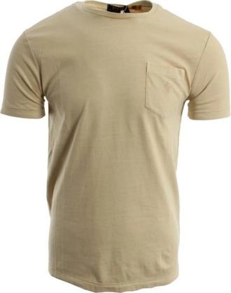 Ralph Lauren Custom Slim Fit T-shirt - Heren - T-shirts - Beige - S - Katoen - Tops